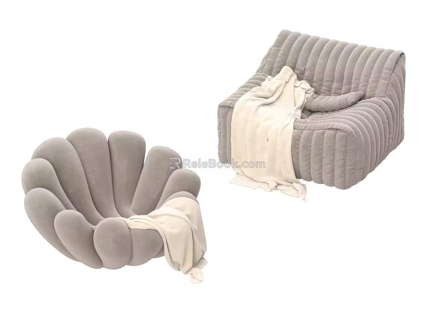 Lazy Sofa Lounger 3d model