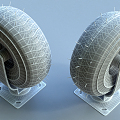 Modern wheel small wheel 3d model