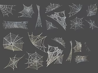 Modern spider web spider web wall decoration pendant spider web sketch pendant wall decoration spider web 3d model