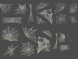 Modern spider web spider web wall decoration pendant spider web sketch pendant wall decoration spider web 3d model