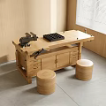Modern workbench 3d model