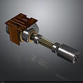 Mechanical Equipment With Wooden Bracket And Metal Shaft Components For Industrial Use