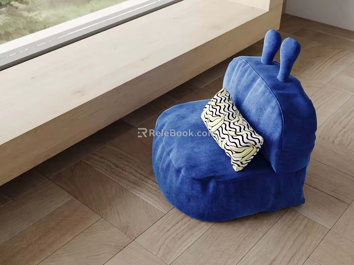 Modern Single Sofa Casual Sofa Lazy Sofa 3d model
