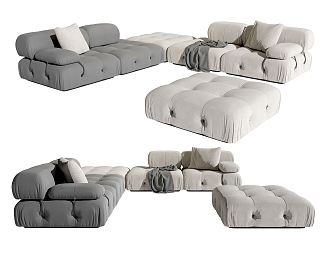 Modern Combination Sofa 3d model