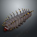 Caterpillar Butterfly Larvae Caterpillar Cartoon Caterpillar Insect Mollusk Life Supplies 3d model