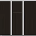 Modern Wooden Double Doors With Natural Wood Finish Metal Handles And Panel Designs
