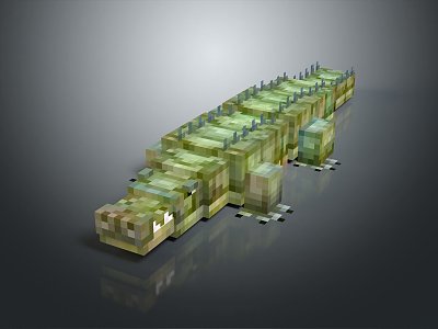 Modern Crocodile Alligator Nile Crocodile carnivore model