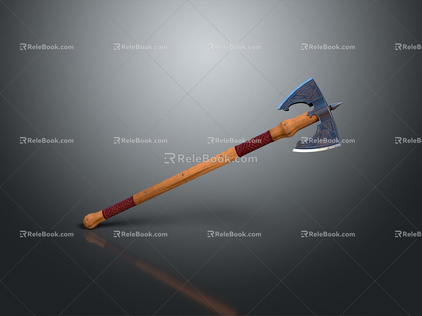 Tomahawk Axe Wooden Axe Handle Axe Mountain Axe Chopping Wood Axe Chopping Wood Axe Magic Axe 3d model