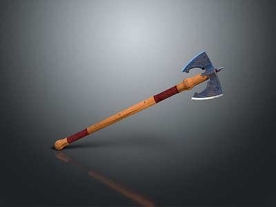 Tomahawk Axe Wooden Axe Handle Axe Mountain Axe Chopping Wood Axe Chopping Wood Axe Magic Axe 3d model