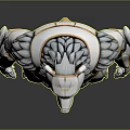Futuristic Mechanical Bear 3D Model With Armored Body And Metallic Texture