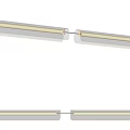 Modern Linear Chandeliers With Metal Frame And Bright LED Lighting For Interior Spaces