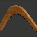 Practical Wooden Curved Household Items Holder with Ergonomic Design for Daily Use