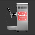 Superdry Stainless Steel Kitchen Appliance With Dispenser Knob And Perforated Base