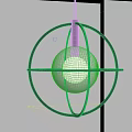 Modern Minimalist Pendant Light With Circular Black Metal Frame And White Spherical Shade