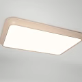 Modern Beige Frame Ceiling Lights With Rectangular And Round Shapes And White Light Surface 3d model
