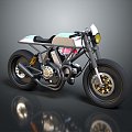 Motorcycle Two-wheeled Motorcycle Cross-country Motorcycle Road Race Motorcycle Motor Vehicle Transport 3d model