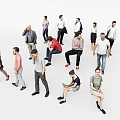 Modern Multiplayer Characters 3d model