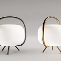 Modern table lamp 3d model