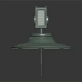 24G Communication Equipment With Circular Dish Antenna And Stable Metal Stand Structure