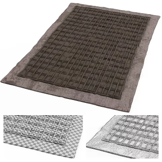 Square carpet 3d model