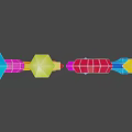 Crystal Gem Game Props 3d model