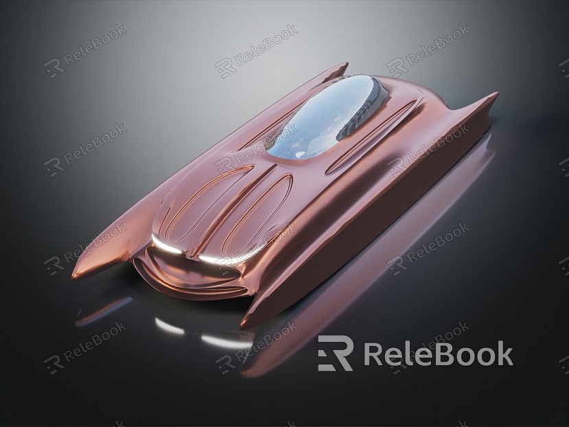 Modern Car Future Car Science Fiction Car model