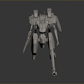 Mech Warrior Mech Soldier Machine Battlearm Mechanical Battlearm Machine Fighter Robot 3d model