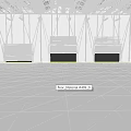 Spacious Bright Industrial Warehouse Interior With High Ceilings Metal Structure Large Windows And White Flooring