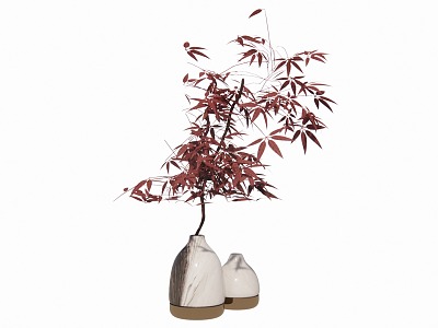 modeling tree color leaf tree potted plant model