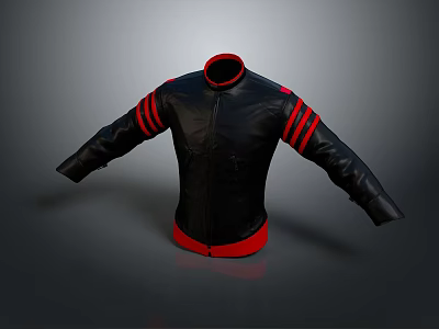 Jacket Leather Jacket Fashion Jacket Casual Jacket Windproof Jacket Windproof Jacket Denim Jacket Men Jacket 3d model