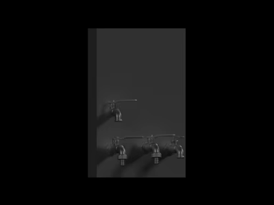 Modern Wall Mounted Faucets With Sleek Design For Kitchen And Bathroom 3d model