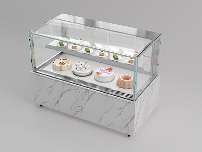 Cake Freezer Cake Sandwich Dessert Bakery model