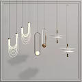 Stylish Modern Pendant Lights with Diverse Geometric Shapes Metal Frames and Soft Illumination