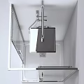 Sleek Modern Shower Sauna Interior With Glass Doors And Showerheads