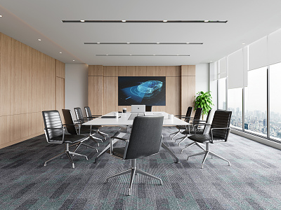 Modern Meeting Room Meeting Table and Chair model