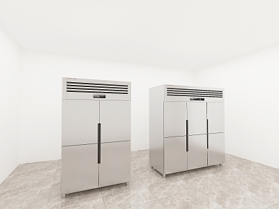 Commercial refrigerator 3d model