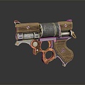 Vintage Pistol Antique Pistol 3d model