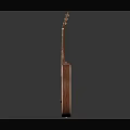 Acoustic Guitar With Wooden Body And Steel Strings For Music Lovers