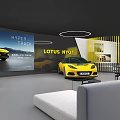Lotus NIO Modern Showroom Building With Glass Facade And Hyper Track