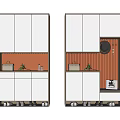 Modern Shoe Cabinet Simple 3d model