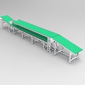 Industrial assembly line Industrial automatic line 1163 3d model