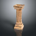 Columns Stone Columns Stone Columns Old Columns Roman Columns Roman Columns Classical Columns Greek Columns 3d model