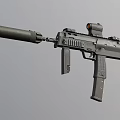 MP7A1 submachine gun 3d model
