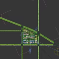 Aerial View Urban Planning With Modern Buildings Green Roofs Central Plaza And Green Spaces