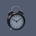 Alarm clock ornaments retro style 3d model