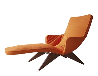 Modern Reclining Chair Leisure Chair 3d model