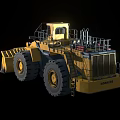 Komatsu Large Functional Vehicle With Heavy Duty Bucket And Massive Tires