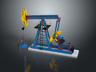Drilling rig drilling platform drilling oil platform drilling oil drilling machine drilling equipment oil production equipment jack-up drilling rig 3d model