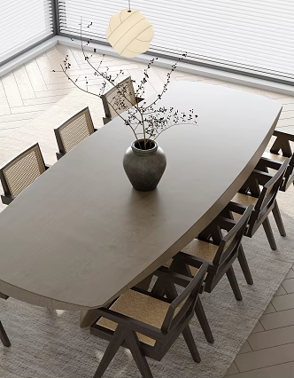 Quiet table and chair 3d model