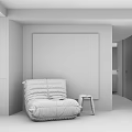Modern Lazy Sofa Lazy Sofa Corner Combination 3d model
